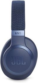 img 2 attached to JBL Live 660NC - Blue Wireless Over-Ear Noise Cancelling Headphones with Extended Battery Life and Integrated Voice Assistant