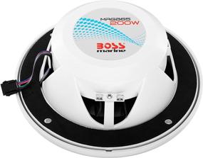 img 1 attached to 🔊 BOSS Audio MRGB65 Marine Speakers - Weatherproof, 200W Per Pair, Multi-Color Illumination