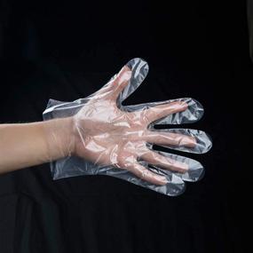 img 4 attached to 500 Pcs Food Grade Disposable Plastic Gloves for Kitchen Cooking – Waterproof and Dustproof