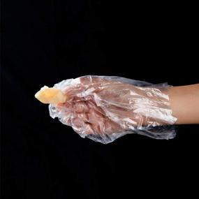 img 1 attached to 500 Pcs Food Grade Disposable Plastic Gloves for Kitchen Cooking – Waterproof and Dustproof