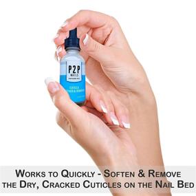 img 2 attached to 🔪 Смягчитель и средство для удаления кутикулы Pedicure & Manicure P2P - Профессиональное лечение кутикулы ногтей - Мгновенное удаление мертвой кожи