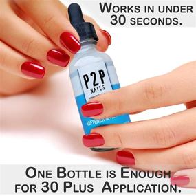 img 1 attached to 🔪 Смягчитель и средство для удаления кутикулы Pedicure & Manicure P2P - Профессиональное лечение кутикулы ногтей - Мгновенное удаление мертвой кожи