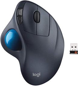 img 2 attached to 🖐️ Enhanced Support for Your Hand with Logitech Wireless M570 Trackball's Sculpted Shape