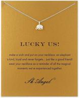 sk angel elephant necklace friendship girls' jewelry for necklaces & pendants logo