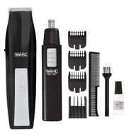 ✂️ wahl cordless beard trimmer with ear, nose, and brow trimmer - a complete grooming solution logo