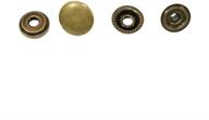 🔗 hide &amp; drink, 15mm 4 piece rustic brass snaps for leather crafts, tooling, hobby &amp; workshop (pack of 30) logo