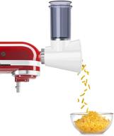 🔪 kitchenaid stand mixer attachment - leixe slicer/shredder, cheese grater, and vegetable slicer with salad maker logo