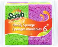 cleaning scrub sponge scrub scrubbing logo
