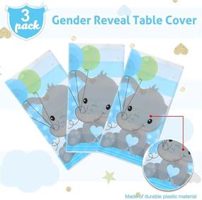 img 2 attached to 🐘 Rectangle Elephant Tablecloth for Decorations - Optimal Supplies