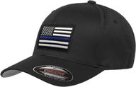 stylish flexfit thin blue line 🎩 hat: support law enforcement with this trendy headwear logo