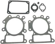 engine valve gasket + head gasket set for briggs stratton vertical engines 31a807 31e877 31q507 31r507 [part numbers: 690190, 794152] with valve seal logo