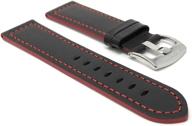 🕰️ the timeless elegance of leather: racer stitching watch strap logo