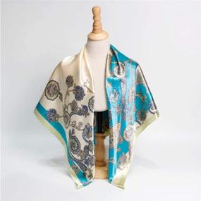 img 2 attached to Fashion Pattern Feeling Wrapping Designer Women's Accessories and Scarves & Wraps