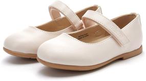 img 4 attached to Adorable and Comfortable Weestep Infant Toddler Ballerina Classic Girls' Shoes in Flats