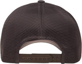 img 2 attached to Flexfit Melange Trucker Heather Black Outdoor Recreation