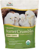 🌾 manna pro organic starter crumble complete feed - high protein (19%), usda certified, non-gmo - 5 pounds logo
