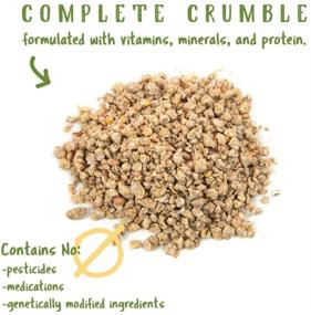 img 2 attached to 🌾 Manna Pro Organic Starter Crumble Complete Feed - High Protein (19%), USDA Certified, Non-GMO - 5 Pounds
