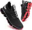 running walking sneakers breathable trainers men's shoes and athletic logo