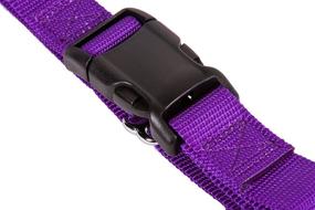 img 1 attached to 🐶 GoGo Pet Products GoGo 1-Inch Martingale Dog Collar, Large, Purple: Stylish and Secure Solution for Big Dogs