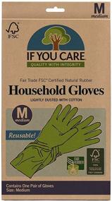 img 1 attached to Versatile Household Gloves [Set of 3] | Size: Medium – Ultimate Protection for Cleaning, Dishwashing, and More!