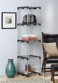 img 2 attached to 🚀 Maximize Closet Space with Whitmor 5 Tier Shelf Tower - Ultimate Storage Organizer