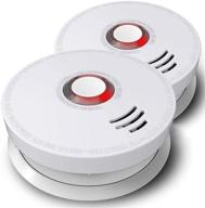 ardwolf photoelectric smoke alarm – 2 pack fire alarms | ul listed, battery-operated with included 9v battery | 10-year life span | essential for home fire safety logo