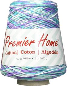 img 1 attached to 🌈 Colorful Home Cotton Yarn-Multi Cone: Water Lilies for Endless Crafting Possibilities