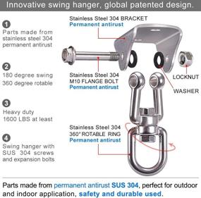 img 1 attached to SELEWARE Advanced Stainless Suspension Playground