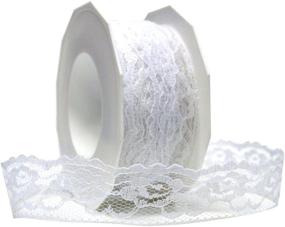 img 1 attached to Morex Ribbon Lace 20 Inch White Crafting