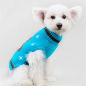img 2 attached to NACOCO Питомник Переживающих Отличный свитер Совы: идеальная рождественская одежда для кошек и собак!