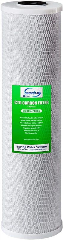 ispring fc25b capacity filter carbon 标志
