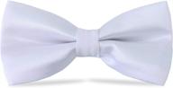 👔 silk ties for kids boys: enhance their style with welrog boys' accessories, including bow ties logo