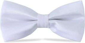 img 4 attached to 👔 Silk Ties for Kids Boys: Enhance Their Style with WELROG Boys' Accessories, Including Bow Ties