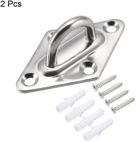 img 1 attached to Uxcell Stainless Ceiling Hardware 60MmX36MmX23Mm