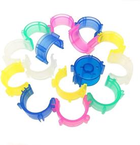 img 2 attached to 🧵 80-Pack Colorful Sewing Bobbin Clips - Small Sewing Tool Accessory for Thread Holder