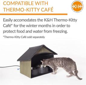 img 1 attached to 🐱 K&amp;H PET PRODUCTS Outdoor Kitty Dining Area