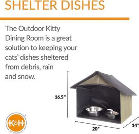 img 3 attached to 🐱 K&amp;H PET PRODUCTS Outdoor Kitty Dining Area