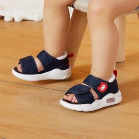 img 2 attached to BMCiTYBM Infant Sandals: Non Slip Toddler Boys' Shoes for Ultimate Comfort and Safety