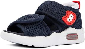 img 4 attached to BMCiTYBM Infant Sandals: Non Slip Toddler Boys' Shoes for Ultimate Comfort and Safety