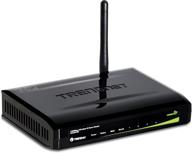 💻 trendnet tew-651br wireless n home router in piano black - 150mbps greennet technology logo