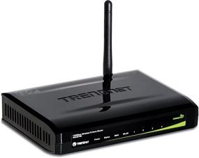 img 4 attached to 💻 TRENDnet TEW-651BR Wireless N Home Router in Piano Black - 150Mbps GREENnet Technology