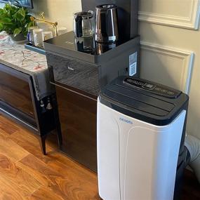 img 2 attached to DENBIG Portable Air Conditioner 12,000 BTU: 3-in-1 Cooling Unit with Digital 🆒 Display, Remote Control, and 24 Hour Timer - Ideal for Rooms Up to 350ft