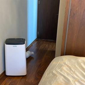 img 1 attached to DENBIG Portable Air Conditioner 12,000 BTU: 3-in-1 Cooling Unit with Digital 🆒 Display, Remote Control, and 24 Hour Timer - Ideal for Rooms Up to 350ft