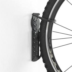 img 2 attached to 🚲 Faswin 2-Pack Garage Bike Rack - Vertical Wall Mount Bicycle Storage System with Indoor Bike Hook