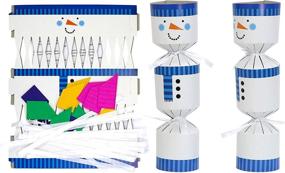 img 4 attached to 🎅 Crafty Fun: Iconikal DIY Make-Your-Own Snowman Christmas Party Favor, 12-Pack