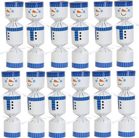 img 1 attached to 🎅 Crafty Fun: Iconikal DIY Make-Your-Own Snowman Christmas Party Favor, 12-Pack