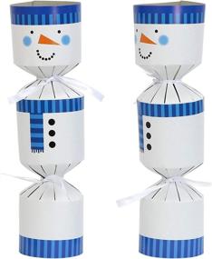 img 2 attached to 🎅 Crafty Fun: Iconikal DIY Make-Your-Own Snowman Christmas Party Favor, 12-Pack