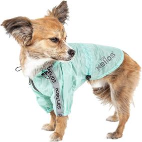 img 4 attached to 🌧️ Ultimate Protection for Your Pet: Dog Helios 'Torrential Shield' Waterproof Multi-Adjustable Pet Dog Windbreaker Raincoat