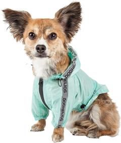 img 3 attached to 🌧️ Ultimate Protection for Your Pet: Dog Helios 'Torrential Shield' Waterproof Multi-Adjustable Pet Dog Windbreaker Raincoat