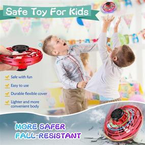 img 1 attached to Rotating Helicopter for Birthdays, Christmas, Sports & Outdoor Play - Perfect for Fun Activities!